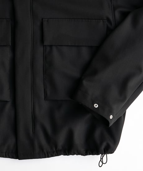 Graphpaper _ Techno Wool Nylon Field Jacket ( Black )