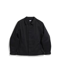 FOUNDOUR _ T/C TWILL ZIP UP BLOUSON ( Black )