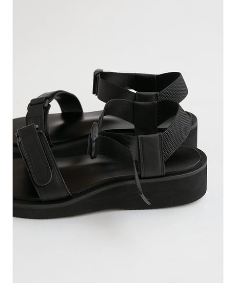 FOOTWORKS _ BELT SANDALS IN SMOOTH LEATHER