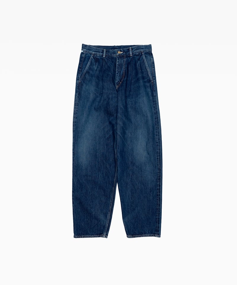 Graphpaper _ Selvage Denim Two Tuck Tapered Pan Graphpaper _ Selvage Denim Two Tuck Tapered Pan