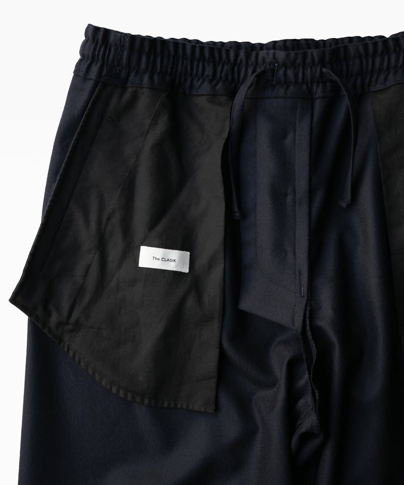 The CLASIK “Boxer trousers” サイズ48 ネイビー The CLASIK _ BOXER TROUSER | Tronica