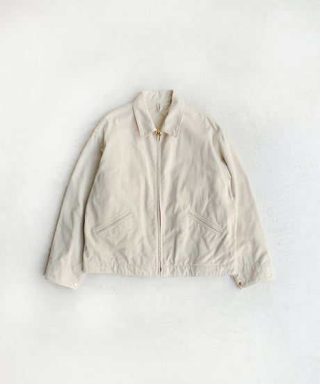 COMOLI _ コットンツイル ジップショートジャケット