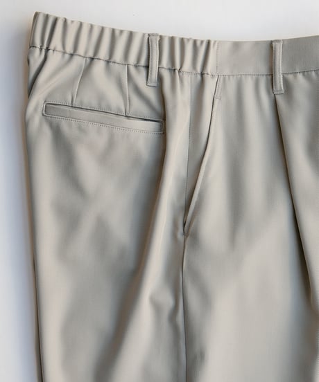 Graphpaper _ Techno Wool Nylon Wide Tapered Trousers ( Grege )