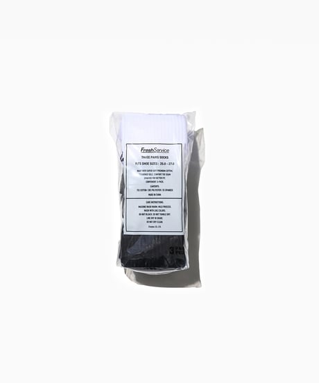 FreshService _ Signature 3-Pack Socks ( Monotone)