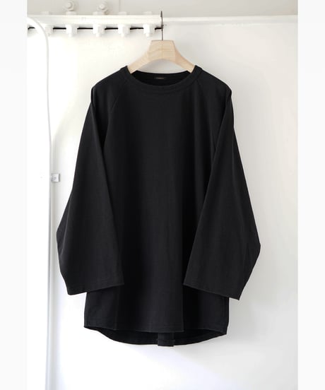 COMOLI _ コットンジャージ ベースボールTシャツ