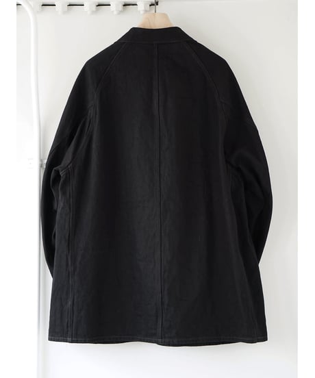 COMOLI  BLACK DENIM _ ブラックデニム ワークジャケット