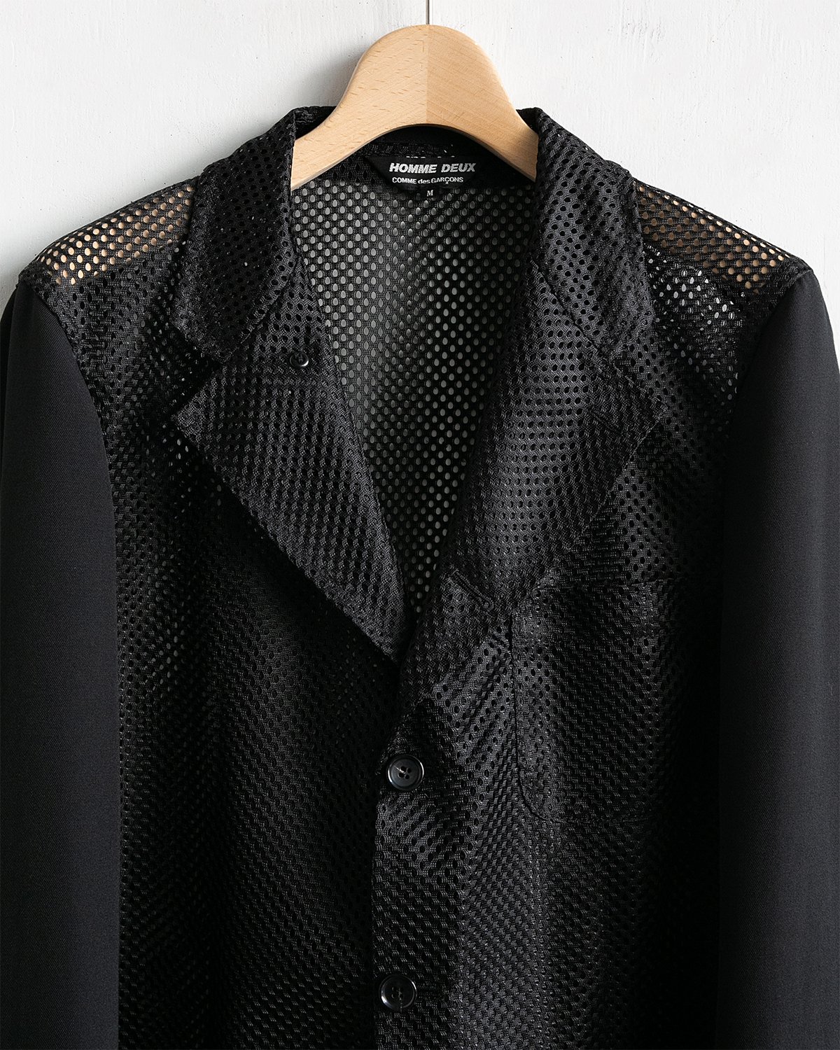 COMME des GARÇONS HOMME DEUX _ Polyester Mesh ×