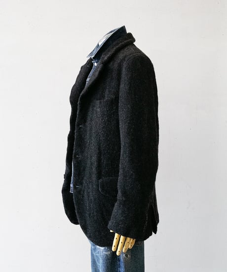 COMME des GARÇONS HOMME DEUX _ Wool Fulling Tweed Stripe Jacket