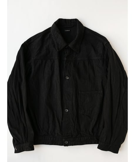 COMOLI _ デニムジャケット ( BLACK )