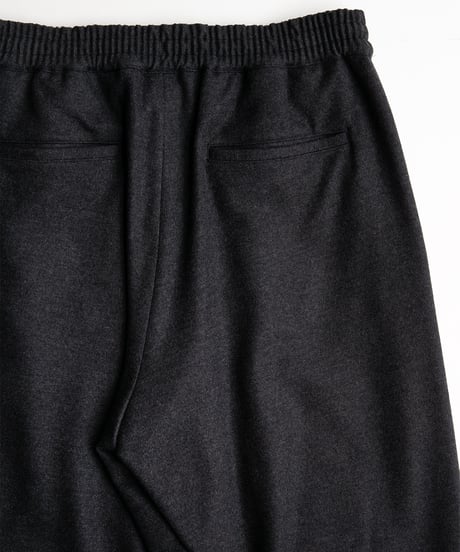 Graphpaper _ Wool Smooth Flannel Easy Wide Pants ( Gray )