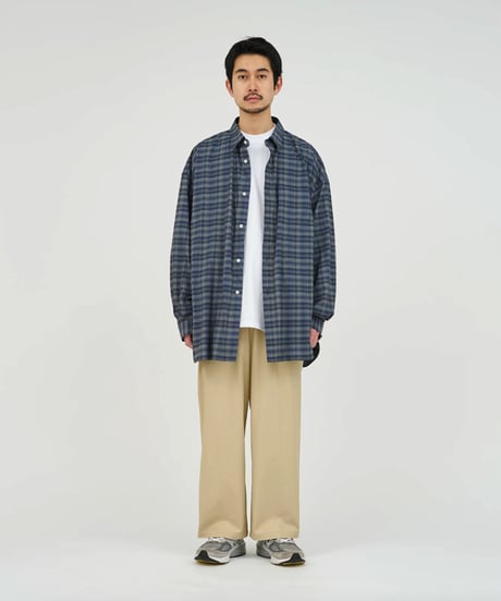 FreshService _ MADRAS DRY TECH REGULAR COLLAR SHIRT