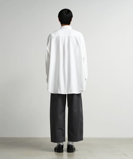 Graphpaper _ Oxford Oversized B.D Shirt ( WHITE )