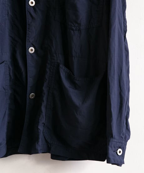 COMME des GARÇONS HOMME DEUX _ 製品後加工 エステルブロード カバーオール  ( Navy )