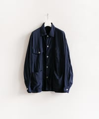 COMME des GARÇONS HOMME DEUX _ 製品後加工 エステルブロード カバーオール  ( Navy )