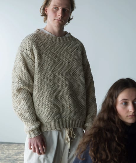POLYPLOID 24-25AW COLLECTION _ CREW NECK SWEATER A .