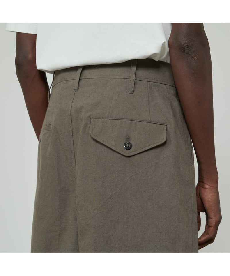 THE RERACS WIDE BARREL PANTS/ワイドバレルパンツ RERACS WIDE BALLEL PANTS(BLACK) - H-L