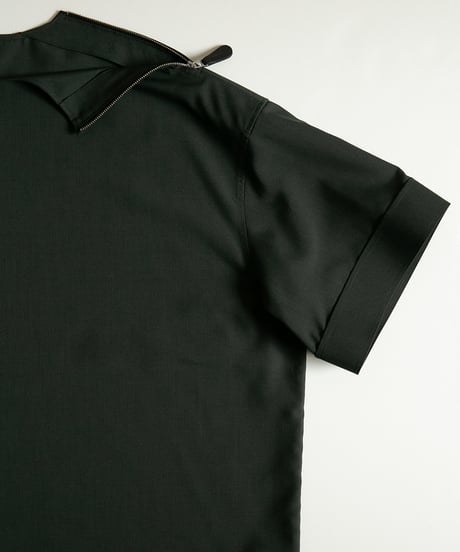 THE RERACS _ THE SIDE ZIP PULLOVER SHIRT SHORT SLEEVE