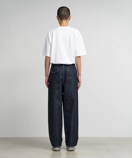 Graphpaper _ Selvage Denim Two Tuck Pants ( INDIGO RIGID )