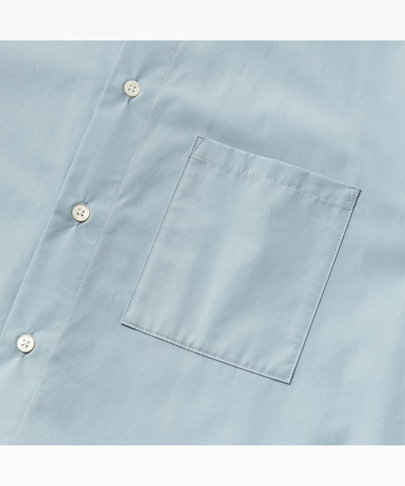 POLYPLOID 半袖シャツ 水色 SIZE 2 POLYPLOID (ポリプロイド) SHORT SLEEVE SHIRT B / ショート