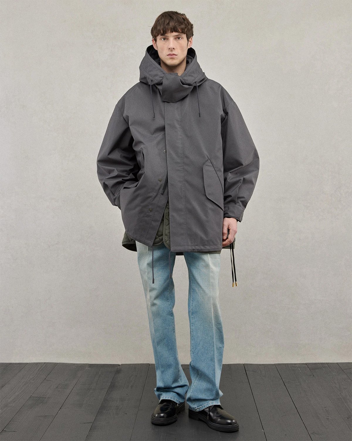 THE RERACS _ THE MODS COAT BIG ( Gunmetal Gray