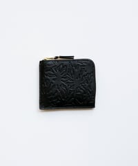 Comme des Garçons Wallet  Embossed Forest Line - L Zip Wallet