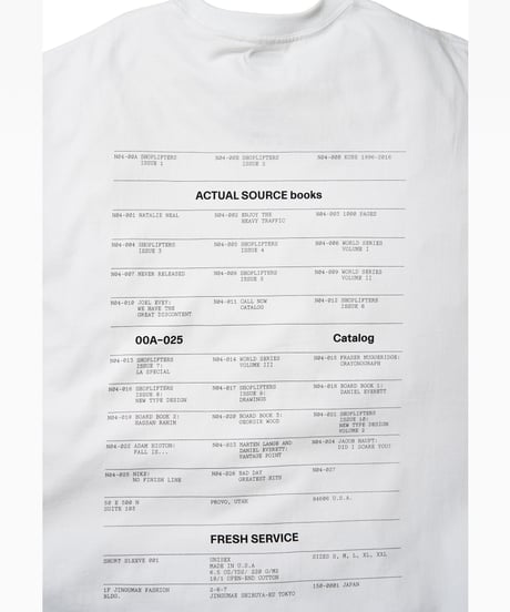 Actual Source × FreshService _ AS×FS CORPORATE S/S TEE “ASbFS”