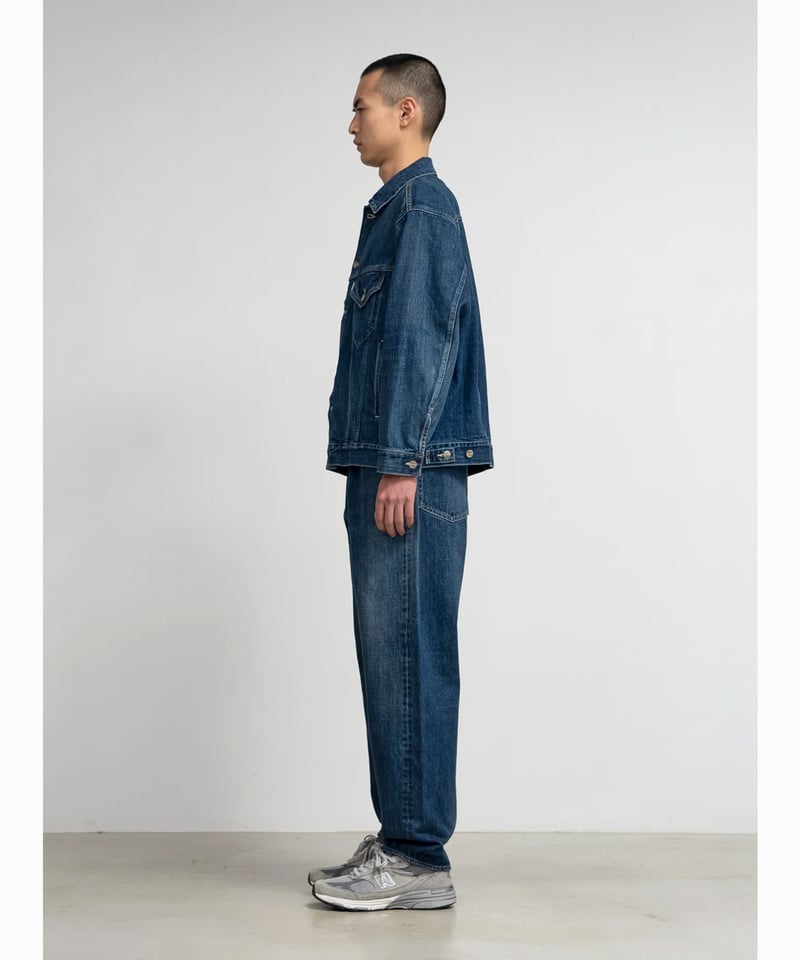 Graphpaper _ Selvage Denim Two Tuck Tapered Pan Graphpaper _ Selvage Denim Two Tuck Tapered Pan