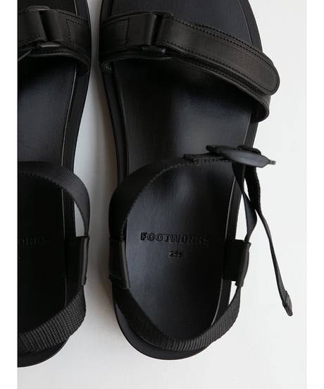 FOOTWORKS _ BELT SANDALS IN SMOOTH LEATHER