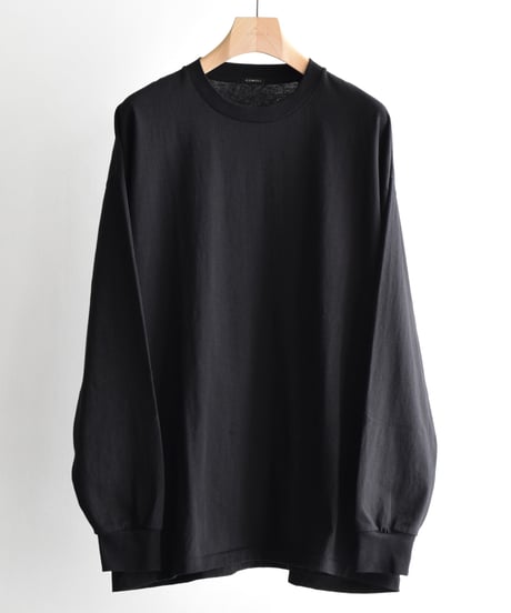 COMOLI _ コットンジャージ 長袖Tシャツ