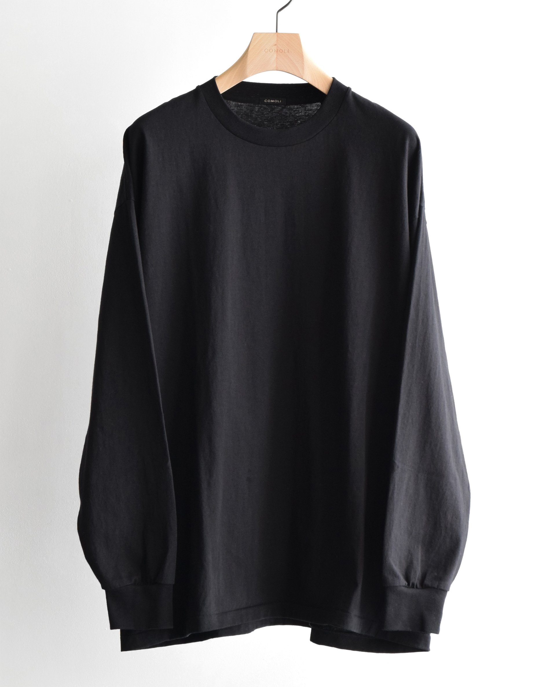 COMOLI _ コットンジャージ 長袖Tシャツ | Tronica