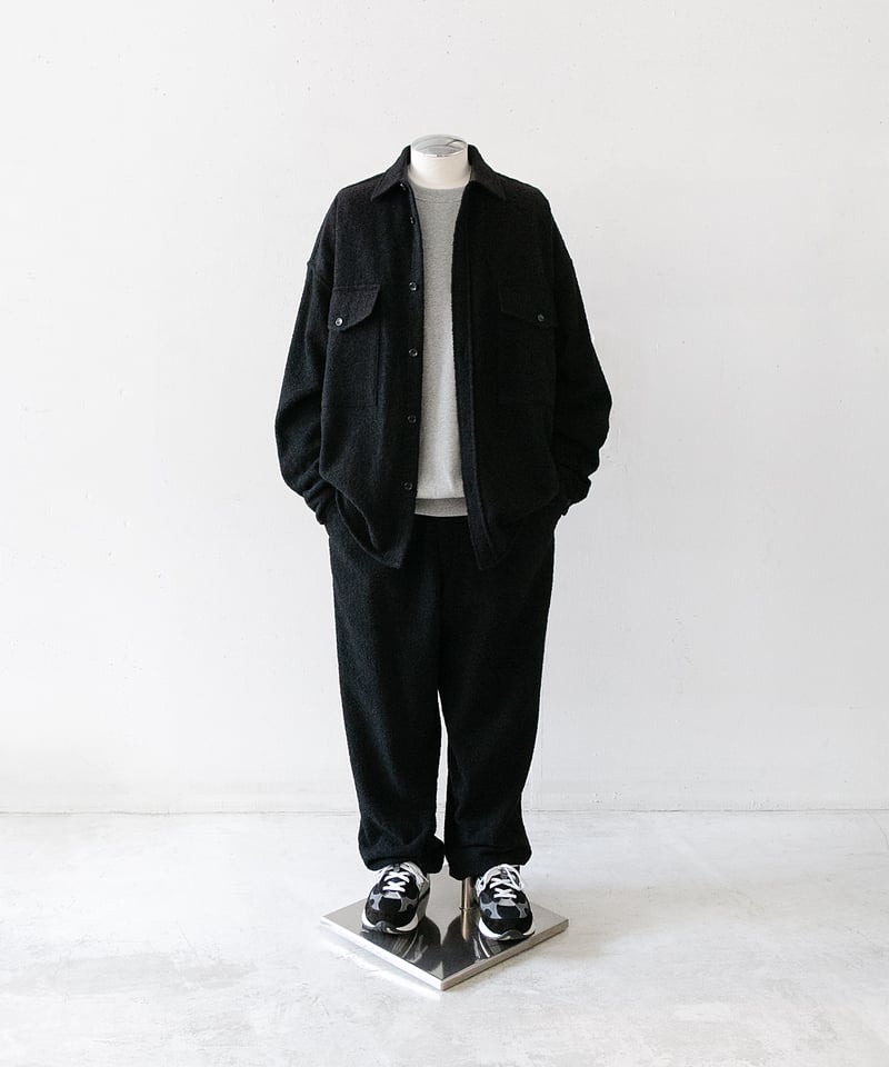 トップス Graphpaper tri-spin loop cardigan Graphpaper _ Tri-Spin Loop CPO Shirt | Tronica