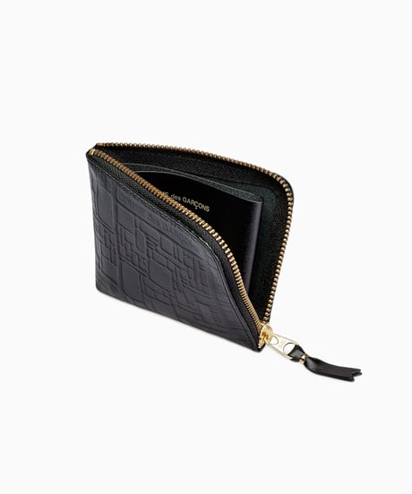 Wallet COMME des GARCONS _ Embossed Logotype - L Zip Wallet