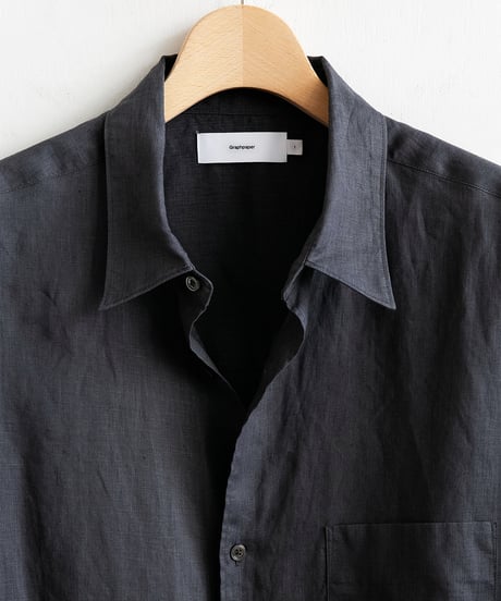Graphpaper _ Linen L/S Oversized Regular Collar Shirt