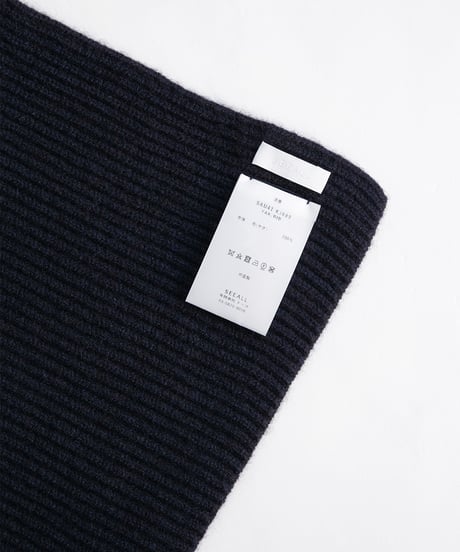 SEEALL . Edition 11 _ Knit Rib Stole