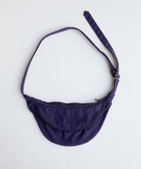 COMOLI _ シルクネップ ウエストバッグ ( Purple )