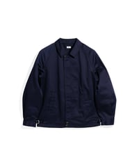 FOUNDOUR _ T/C TWILL ZIP UP BLOUSON ( Navy )