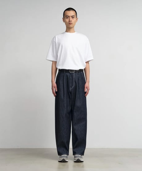 Graphpaper _ Selvage Denim Two Tuck Pants ( INDIGO RIGID )