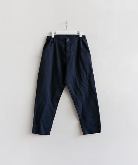 COMME des GARÇONS HOMME DEUX _ Polyester Serge Garment Fulling Pants ( Navy )