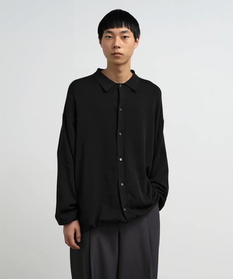 Graphpaper _ Suvin High Gauge Knit Oversized L/S Shirt