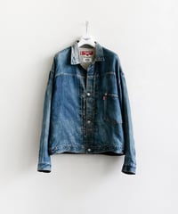eYe JUNYAWATANABE MAN × Levi’s × BerBerJin _ TRIPLE NAME S506XX Hemp ox Transfer Print Jacket