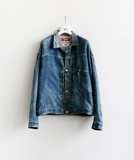 eYe JUNYAWATANABE MAN × Levi’s × BerBerJin _ TRIPLE NAME S506XX Hemp ox Transfer Print Jacket