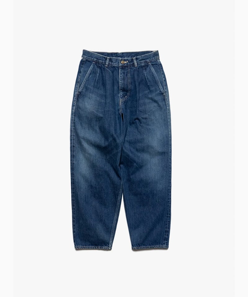 Graphpaper _ Selvage Denim Two Tuck Tapered Pan