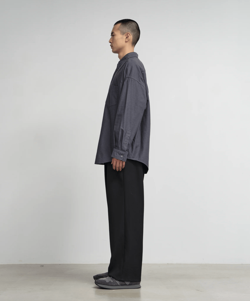 c*）様 Oxford Oversized S/S B.D Shirt グレー Graphpaper (グラフペーパー) Oxford S/S Oversized B.D Shirt