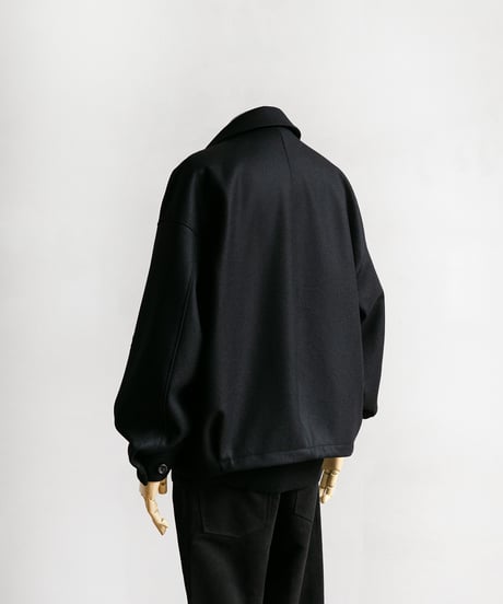 THE RERACS _ THE BALCOLLAR HARRINGTON JACKET ( Black )