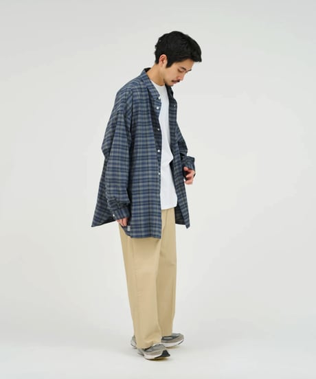 FreshService _ MADRAS DRY TECH REGULAR COLLAR SHIRT