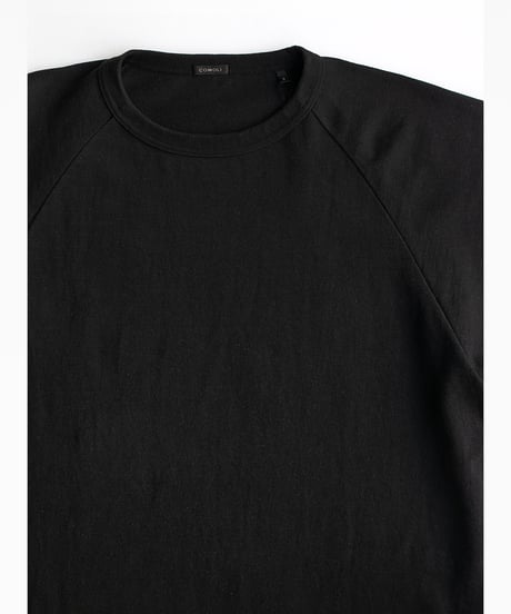 COMOLI _ コットンジャージ ベースボールTシャツ