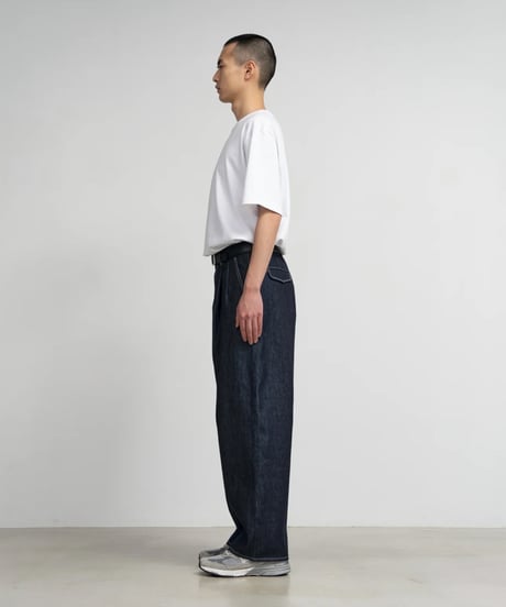 Graphpaper _ Selvage Denim Two Tuck Pants ( INDIGO RIGID )