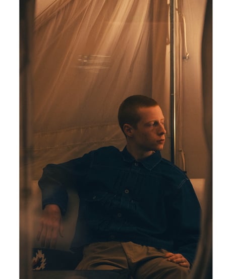 FOUNDOUR _ DENIM TRACKER JACKET