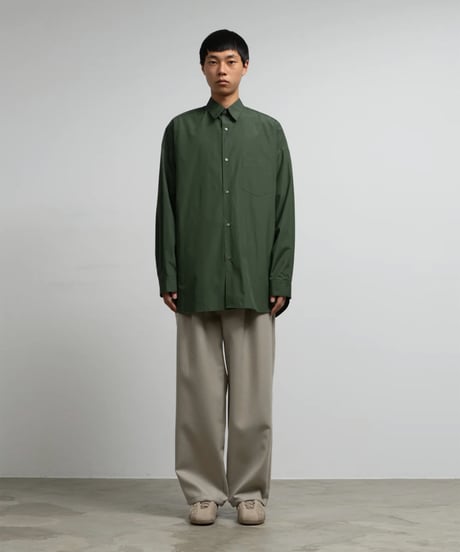 Graphpaper _ ALUMO for GP L/S Oversized Regular Collar Shirt