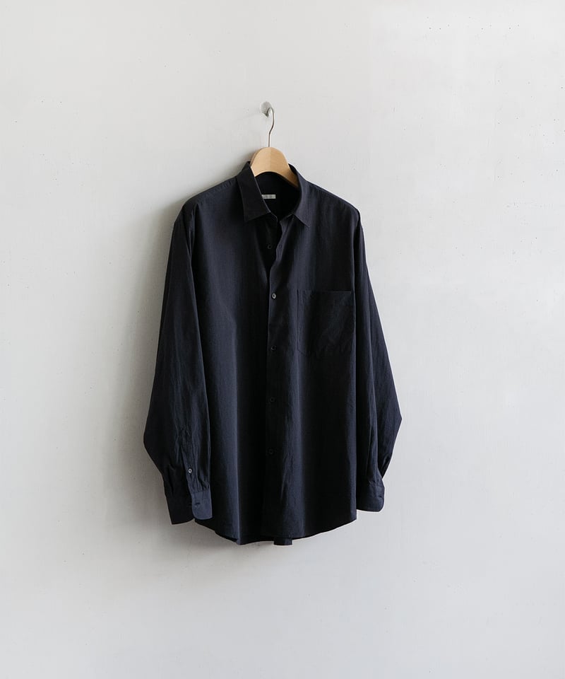 23AW COMOLI コモリシャツ NAVY 1